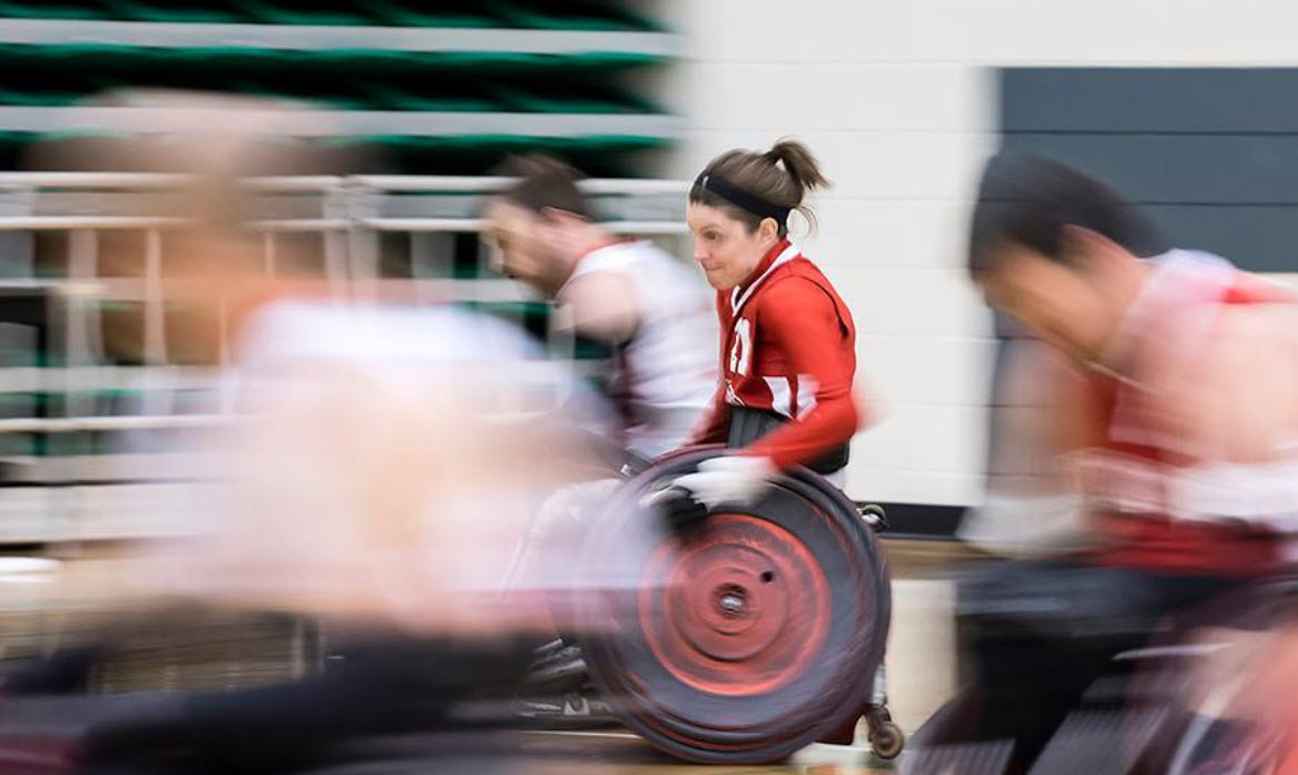 kristen cameron takes the quad rugby court by storm