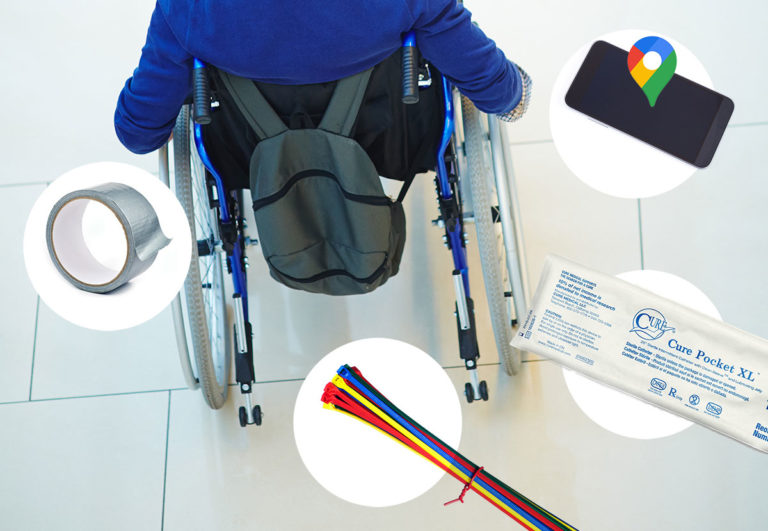 Essential items for wheelchair travelers